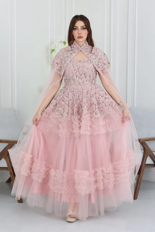 فستان سهرة شك فاخر