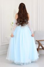 فستان سهرة تل فاخر