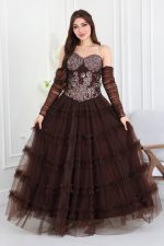 فستان شيفون طبقات فاخر