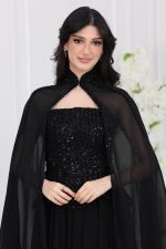 فستان سهرة مطرز