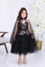 فستان بناتي كيب مطرز