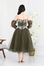 فستان قصير تل فاخر