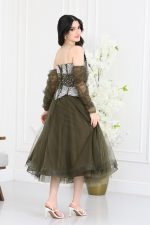 فستان قصير تل فاخر