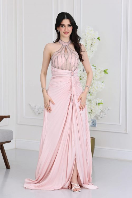 فستان سواريه فاخر مطرز