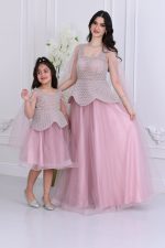 فستان سهرة فاخر تل