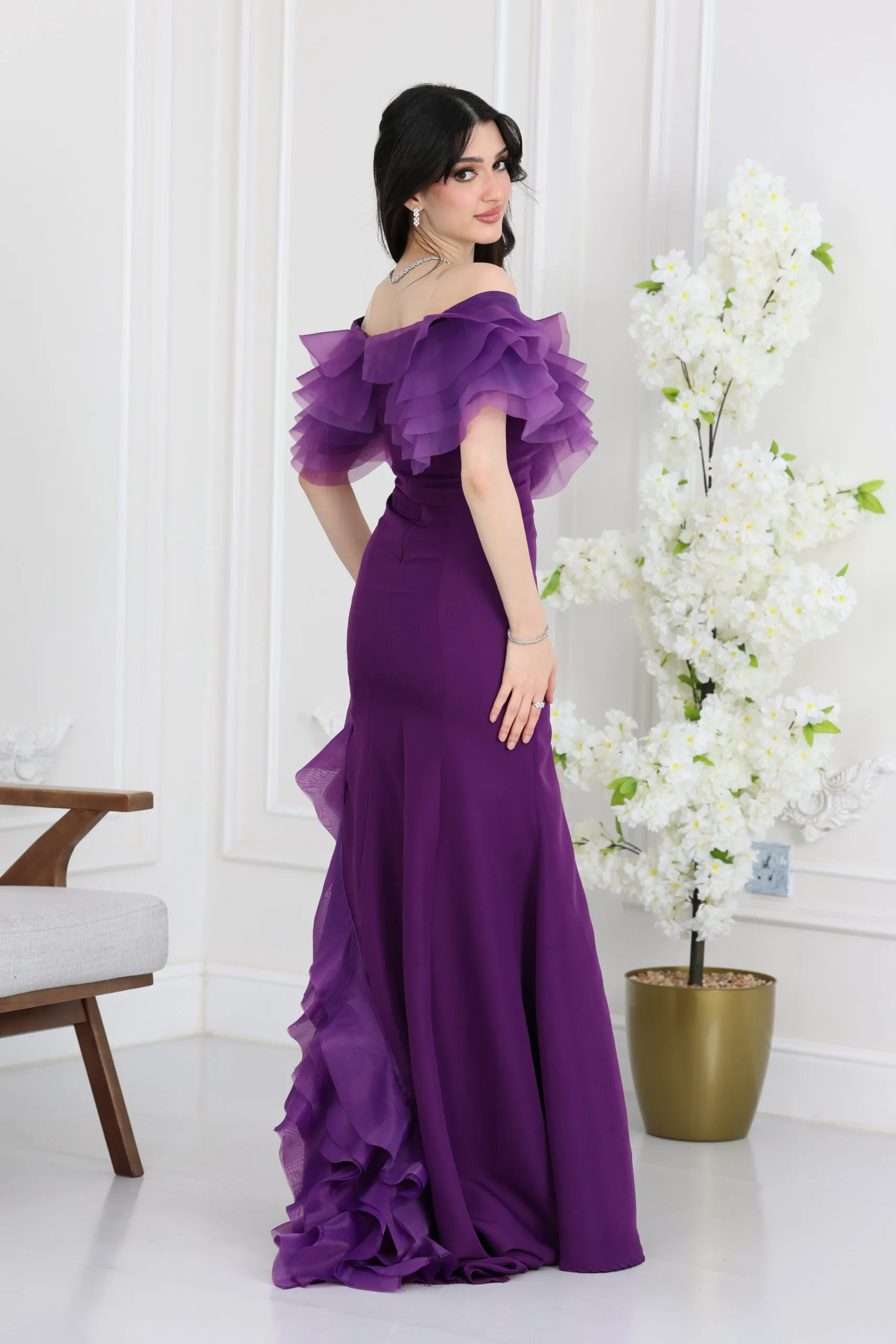 فستان سهرة فخم ناعمfustan-sahrat-fakhm-naeim