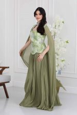 فستان سهرة فخم شيفون