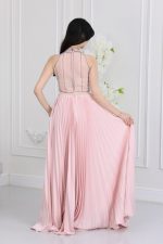 فستان سهرة مطرز بليسيه