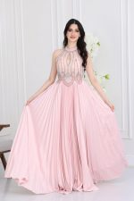 فستان سهرة مطرز بليسيه