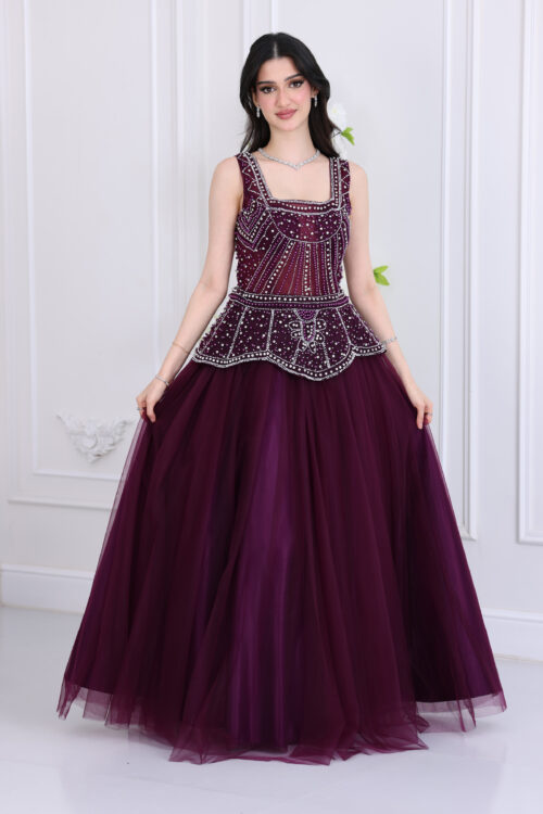 فستان سهرة راقي ملكي