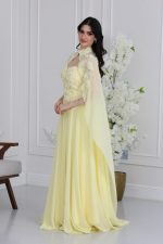 فستان شيفون سهرة خناقي