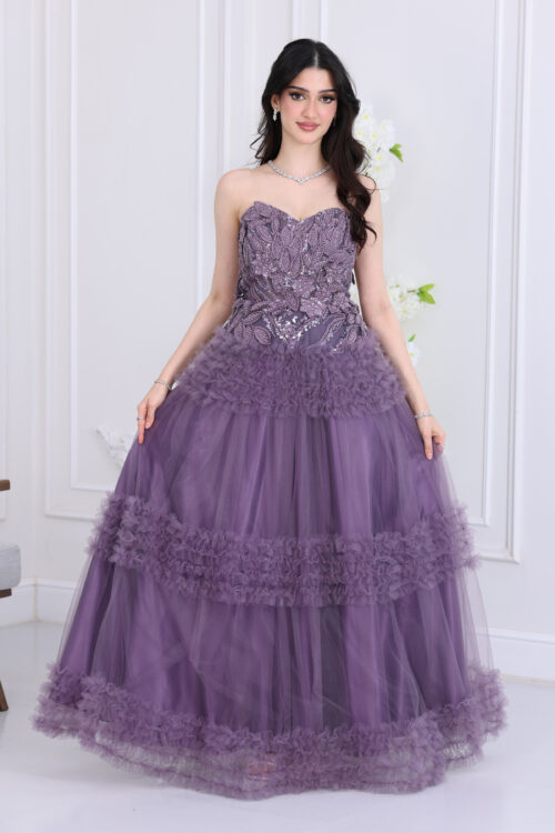 فستان سهرة تل راقي