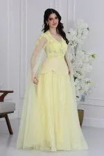 فستان سهرة تل فخم