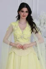 فستان سهرة تل فخم