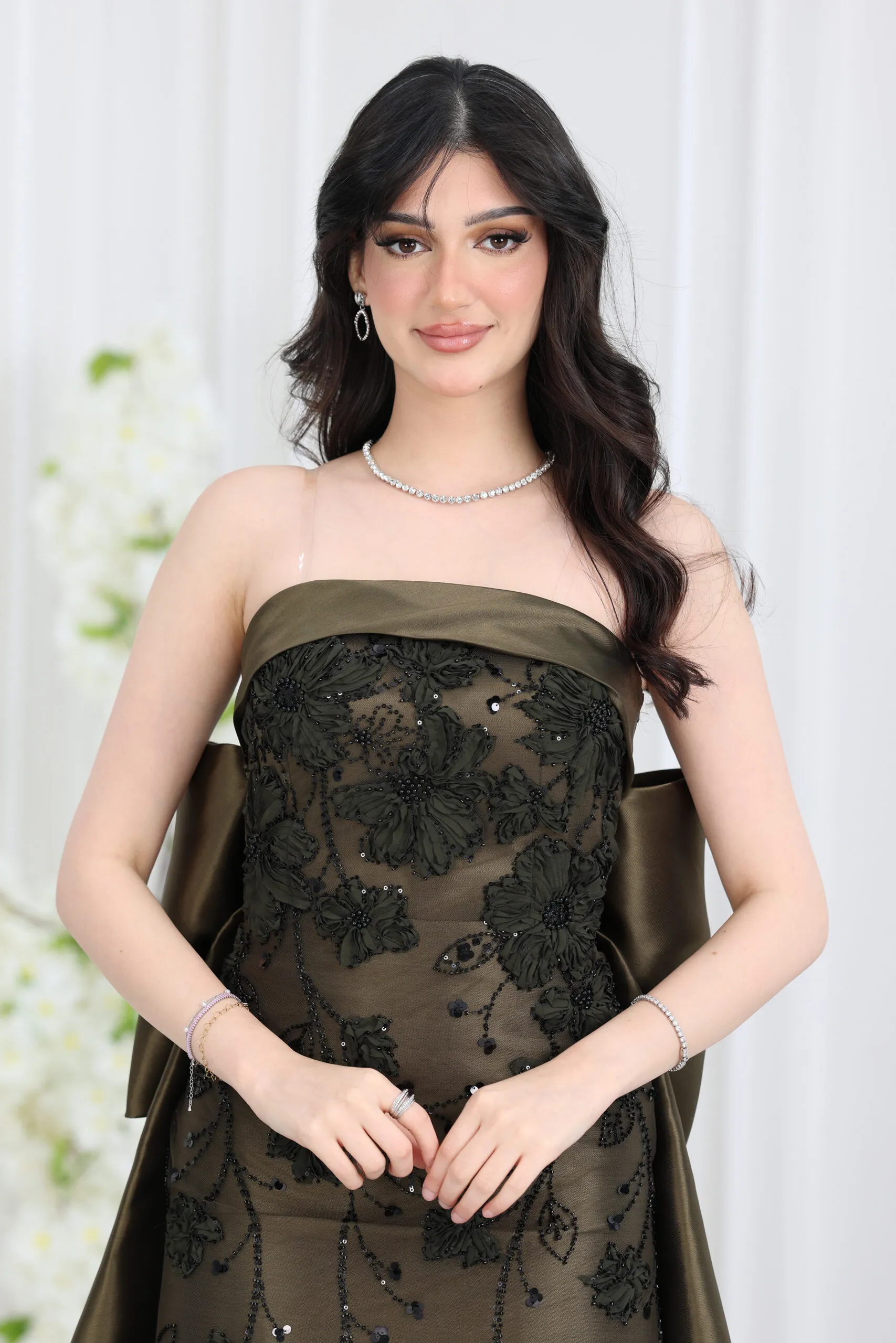 فستان سهرة تطريز ملكي