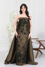 فستان سهرة تطريز ملكي