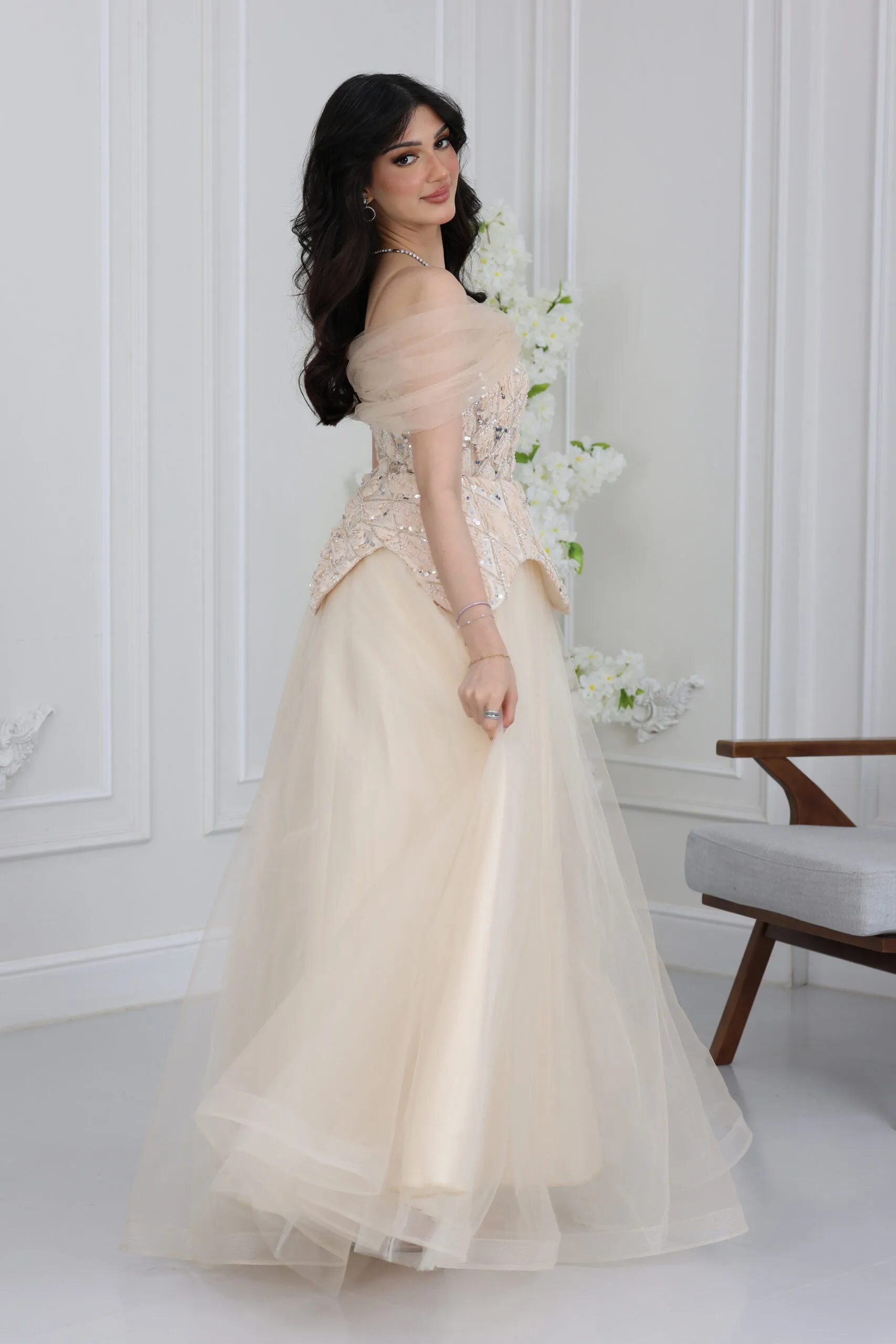 فستان سهرة مناسبات ملكي