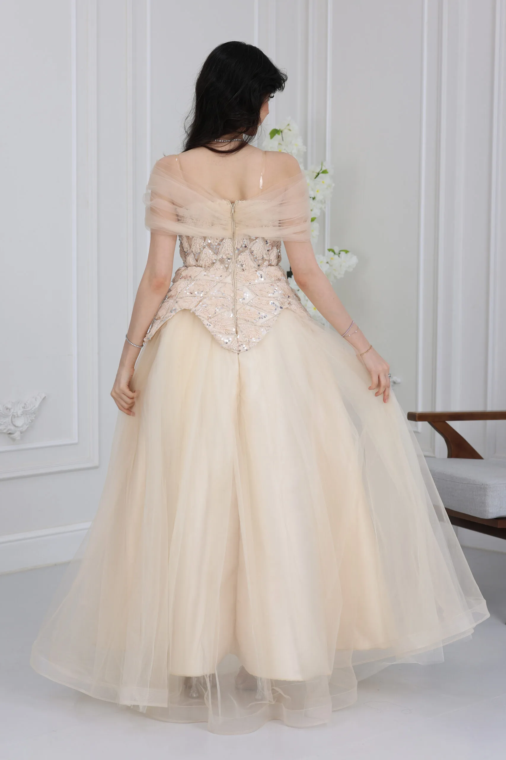 فستان سهرة مناسبات ملكي