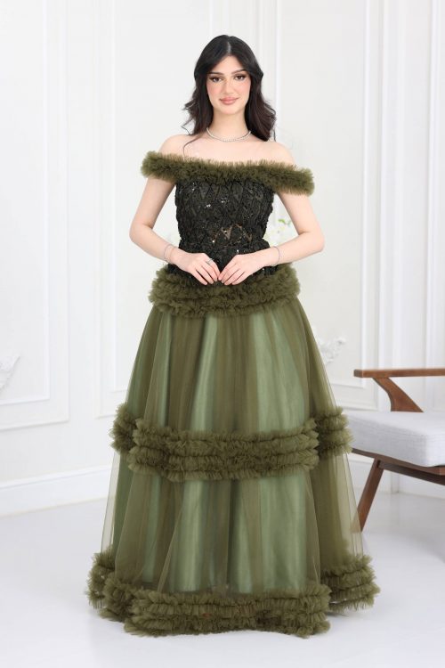 فستان فاخر سهرة