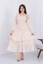 فستان للعيد طبقات ناعم