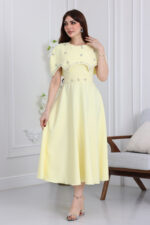 ⁦فستان عيد ناعم راقي⁩ - الصورة ⁦3⁩