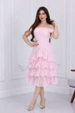 ⁦فستان ميد ناعم انيق⁩ - الصورة ⁦3⁩