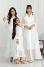 ⁦فستان بناتي دانتيل فخم⁩ - الصورة ⁦14⁩