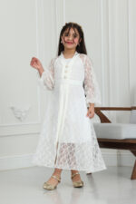 ⁦فستان بناتي دانتيل فخم⁩ - الصورة ⁦7⁩