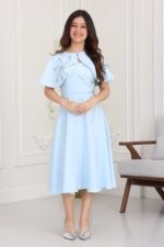 فستان بناتي عيد مطرز