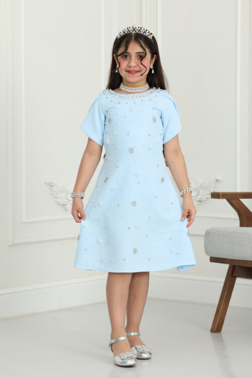 فستان بناتي عيد راقي