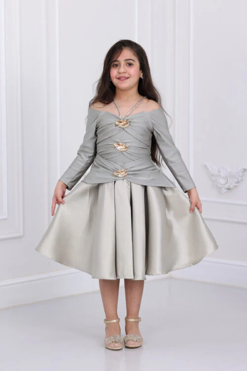 فستان بناتي فاخر مميز