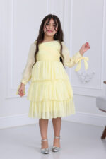 ⁦فستان بناتي فخم للمناسبات⁩ - الصورة ⁦2⁩