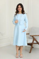 ⁦فستان بناتي ناعم انيق⁩ - الصورة ⁦5⁩