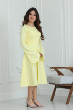 ⁦فستان بناتي ناعم اكمام⁩ - الصورة ⁦6⁩