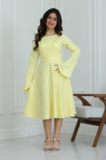 ⁦فستان بناتي ناعم اكمام⁩ - الصورة ⁦4⁩