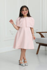 ⁦فستان عيد بناتي ناعم⁩ - الصورة ⁦3⁩