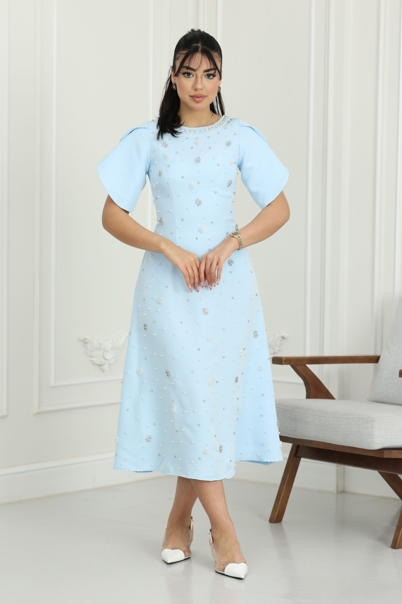 Fustan Eid Bitasmim Hadith فستان عيد بتصميم حديث