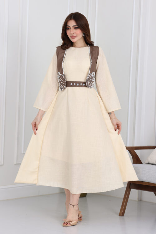 فستان عيد ميدي فخم