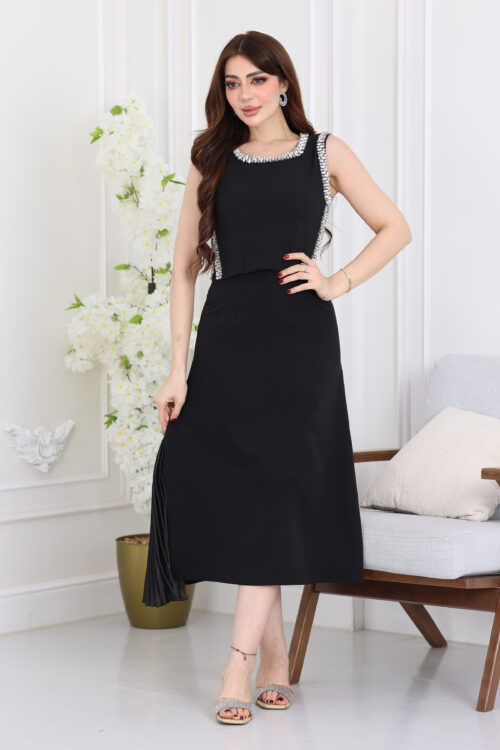 فستان عيد ناعم قصير