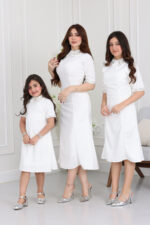 ⁦فستان عيد راقي ناعم⁩ - الصورة ⁦7⁩