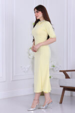 ⁦فستان عيد راقي ناعم⁩ - الصورة ⁦4⁩