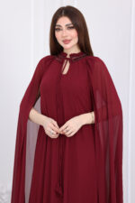 ⁦فستان كيب ناعم فخم⁩ - الصورة ⁦9⁩