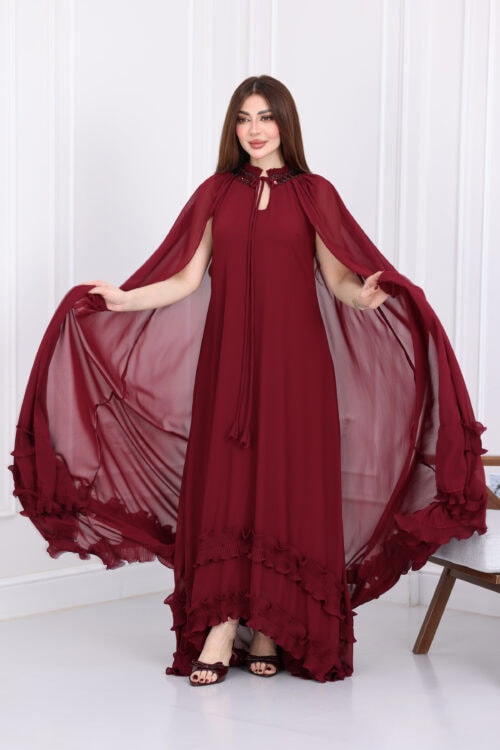 فستان كيب ناعم فخم