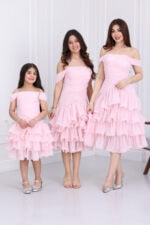 ⁦فستان ميد ناعم انيق⁩ - الصورة ⁦4⁩