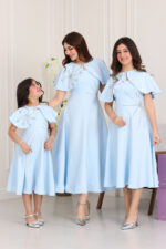 ⁦فستان ميدي فخم ناعم⁩ - الصورة ⁦8⁩