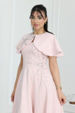 ⁦فستان ميدي فخم ناعم⁩ - الصورة ⁦4⁩