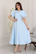 فستان ميدي فخم ناعم