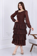 فستان ميدي مناسبات فاخر