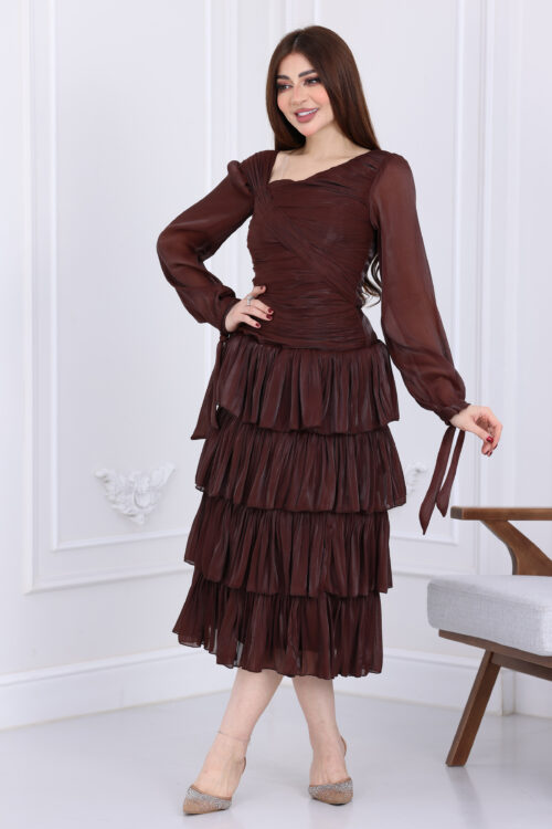 فستان ميدي مناسبات فاخر