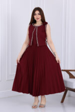 فستان ميدي ناعم فاخر